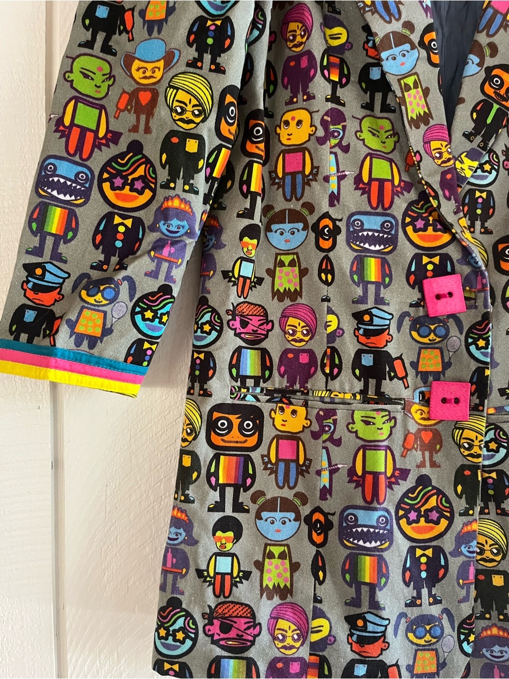 Quirk Box Minion Boyfriend Jacket